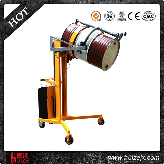 半電動(dòng)油桶車（直角腿，夾鐵桶翻轉(zhuǎn)）