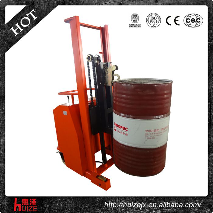 半電動(dòng)配重油桶車（無(wú)底腿,只堆垛，不翻轉(zhuǎn)）